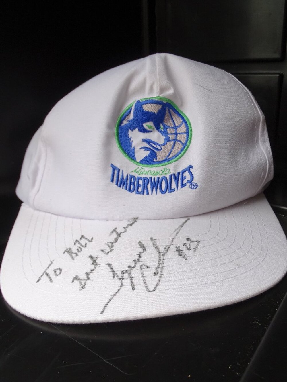MN Timberwolves Signed Vintage Cap